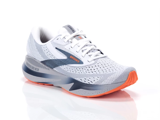  Adrenaline Gts 24 - Running uomo Brooks. Disponibile in diverse taglie: 41, 42, 43, 44, 45 e colori grigio, bianco, arancione. 
