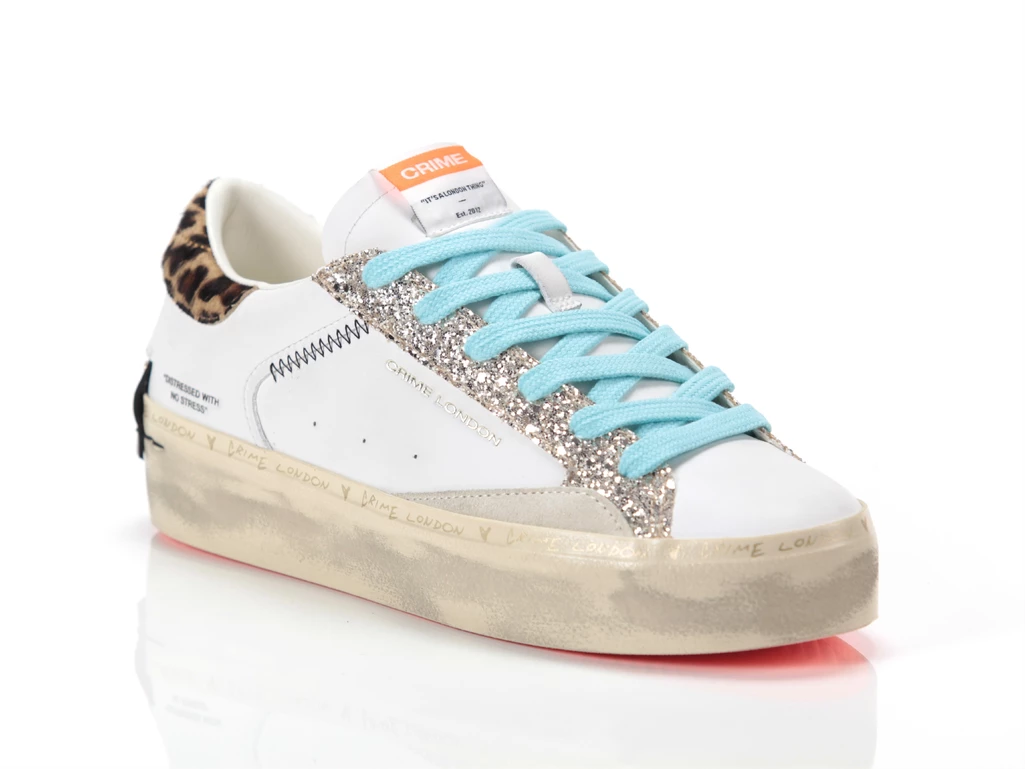 Crime London CRIME DISTRESSED PLATFORM femme 29053PP8 10