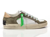  CRIME SK8 DELUXE - Sneakers uomo Crime London. Disponibile in diverse taglie: 46, 40, 41, 42, 43, 44, 45 e colori bianco, marro