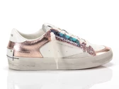 CRIME SK8 DELUXE - Sneakers donna Crime London. Disponibile in diverse taglie: 40, 41, 36, 37, 38, 39 e colori rosa, bianco. YO