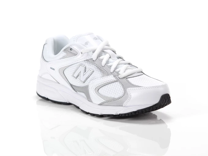  408 - Sneakers donna/ragazzi New Balance. Disponibile in diverse taglie: 40, 36, 37, 38, 39 e colori argento, bianco. YOUSPORTY