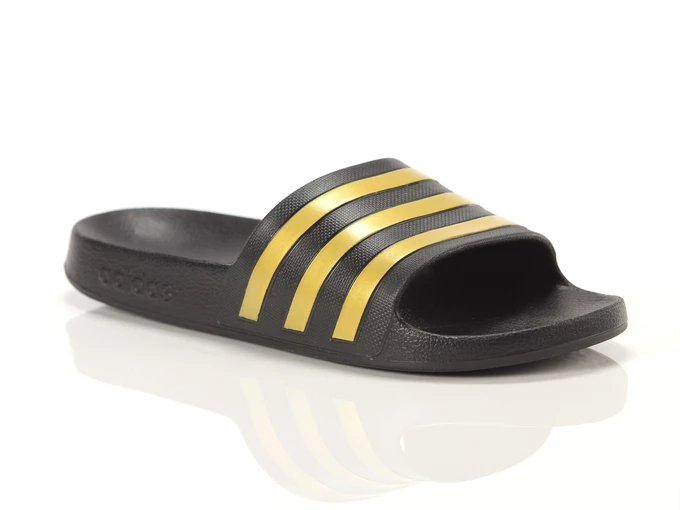  Adilette Aqua - Ciabatte unisex Adidas. Disponibile in diverse taglie: 40, 41, 37, 38, 39 e colori oro, nero. YOUSPORTY.