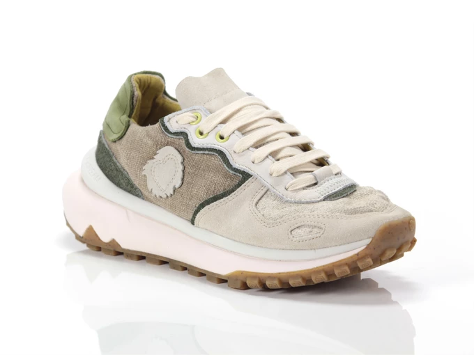  Chacrona Metta Algue Lino Whitewisp - Sneakers uomo Satorisan. Disponibile in diverse taglie: 42, 43, 44, 45 e colori beige, ve