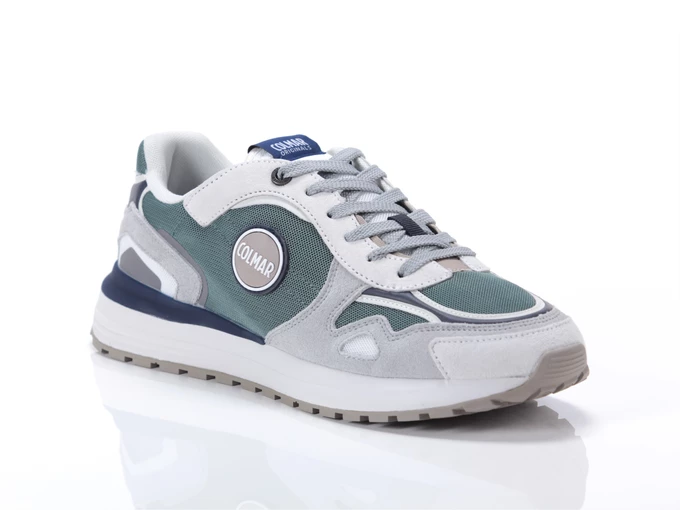  Hunt Display Stone Blue-Lt Gray-Blue - Sneakers uomo Colmar. Disponibile in diverse taglie: 40, 41, 42, 43, 44, 45 e colori gri