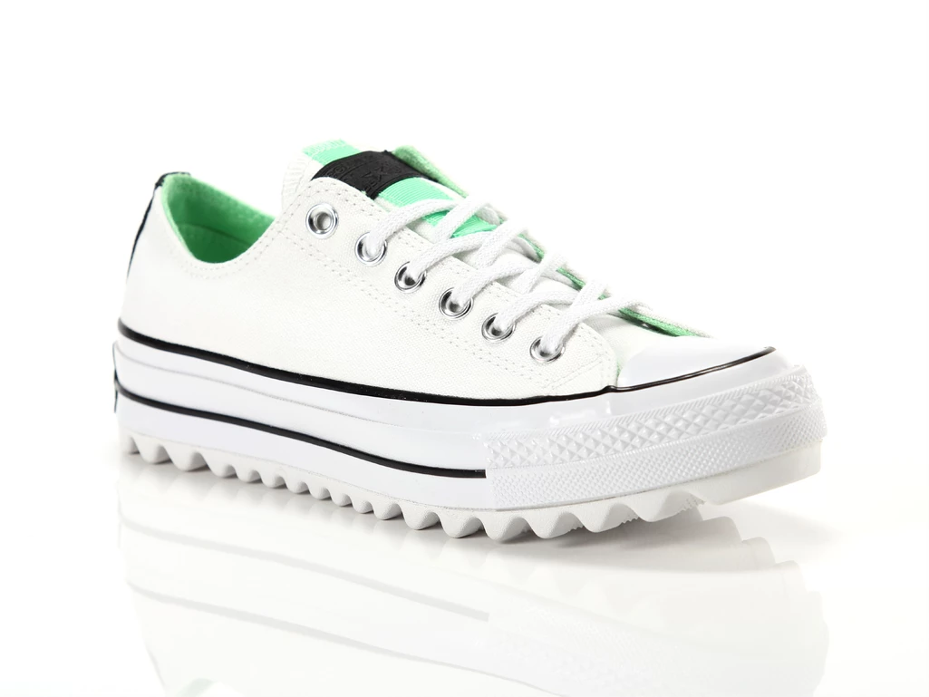  Chuck Taylor All Star Lift Ripple - Sneakers donna Converse. Disponibile in diverse taglie: 36, 37, 39 e colori verde chiaro, b