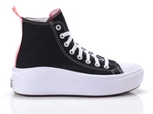  Chuck Taylor All Star Move Black Pink Salt White - Sneakers donna/ragazzi Converse. Disponibile in diverse taglie: 36, 35 e col