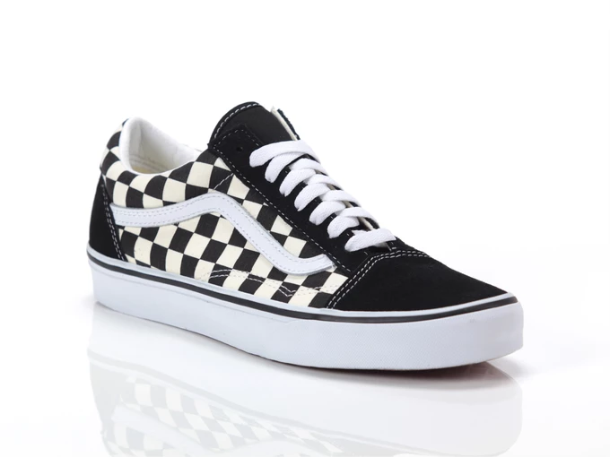 Vans Old Skool (PRIMARY CHECK) BLK/WHITE unisexe VN0A38G1P0S