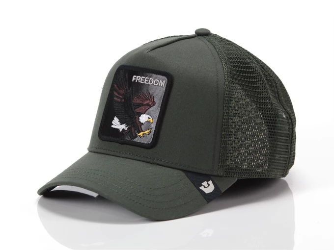  FREEDOM EAGLE TRUCKER - Cappelli unisex Goorin. Disponibile in diverse taglie: t-u e colori verde. YOUSPORTY.