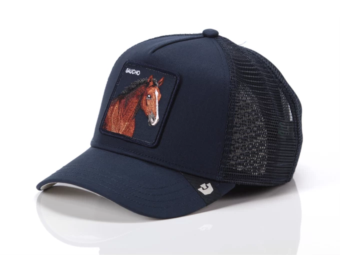  GAUCHO TRUCKER - Cappelli unisex Goorin. Disponibile in diverse taglie: t-u e colori blu scuro. YOUSPORTY.