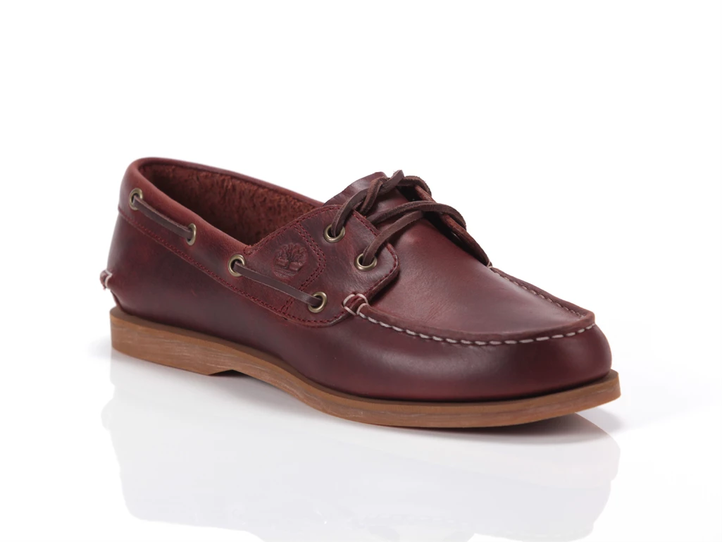 Timberland Classic Boat Shoe Burgundy Full Grain mujer TB0A2Q9XEIW 
