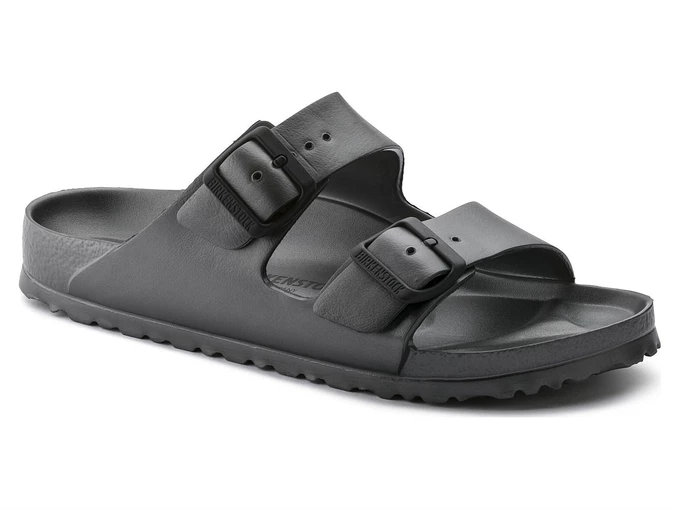  Arizona Eva Metallic Anthracite - Ciabatte uomo Birkenstock. Disponibile in diverse taglie: 41, 42, 43, 44 e colori antracite. 