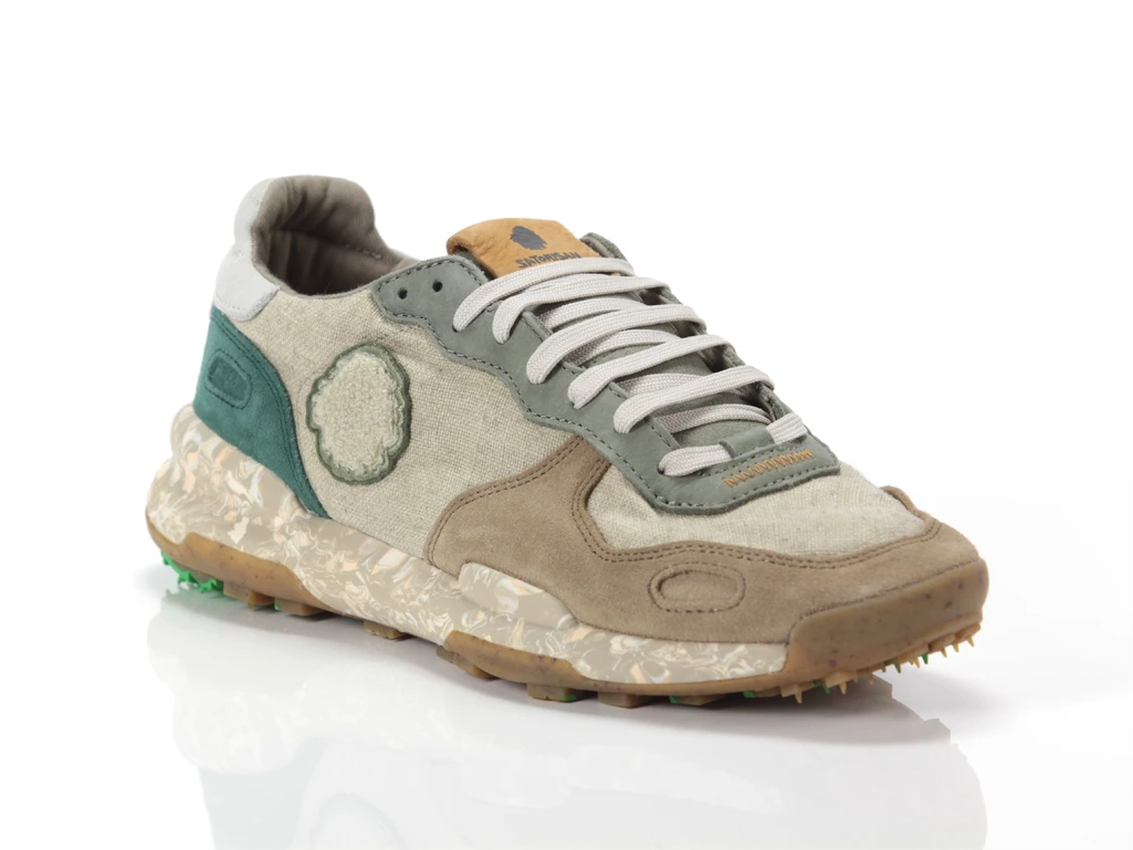  CHACRONA LINEN - Sneakers uomo Satorisan. Disponibile in diverse taglie: 42, 43 e colori beige, marrone, verde. YOUSPORTY.
