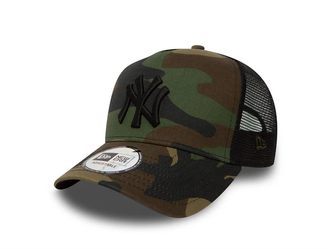  Clean Trucker New York Yankees - Cappelli unisex New Era. Disponibile in diverse taglie: t-u e colori nero, mimetico. YOUSPORTY