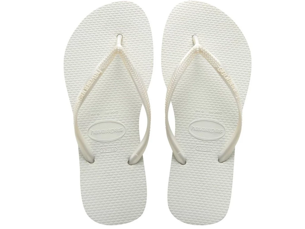  Havaianas Slim - Infradito donna Havaianas. Disponibile in diverse taglie: 40, 37, 38, 39 e colori bianco. YOUSPORTY.