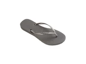  Havaianas Slim steel grey - Infradito donna Havaianas. Disponibile in diverse taglie: 43, 44 e colori grigio, argento. YOUSPORT