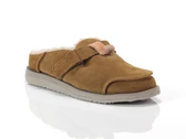 Satorisan Uwabaki Clog Strap Suede Mid Brown femme 120113 MID BROWN