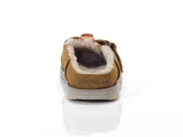Satorisan Uwabaki Clog Strap Suede Mid Brown femme 120113 MID BROWN