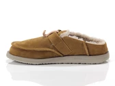 Satorisan Uwabaki Clog Strap Suede Mid Brown femme 120113 MID BROWN