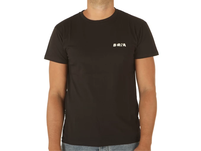 Berna T-Shirt MM Stampa Logo Nero man 223085-1