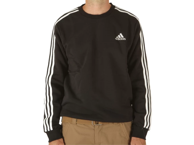  Essential Fleece - Felpe uomo Adidas. Disponibile in diverse taglie: l, m, s, xl e colori bianco, nero. YOUSPORTY.