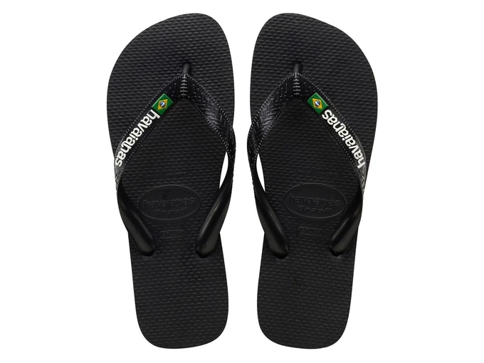  Havaianas Brasil Logo - Infradito unisex Havaianas. Disponibile in diverse taglie: 41, 42, 37, 38 e colori giallo, bianco, nero