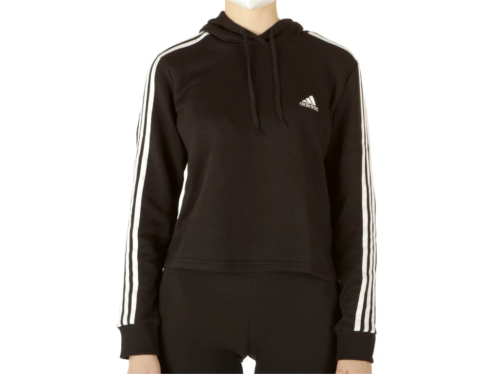 Adidas W 3S Ft Cro Hd, Taglia L Donna Colore Bianco|Nero