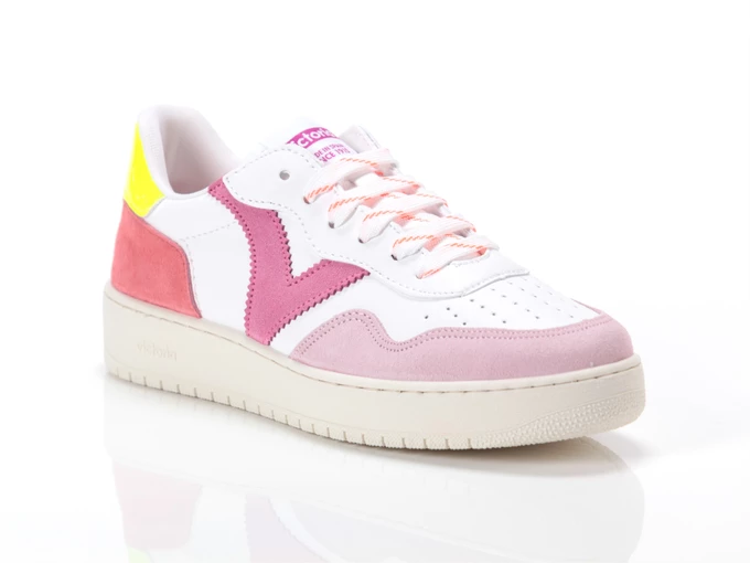  Victoria Rosa - Sneakers donna Victoria. Disponibile in diverse taglie: 41, 36 e colori rosa, giallo fluo, bianco. YOUSPORTY.