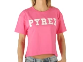 Maglia Corta Donna In Jersey Fuxia Fluo - T-Shirt donna Pyrex. Disponibile in diverse taglie: l, xs e colori fucsia. YOUSPORTY.