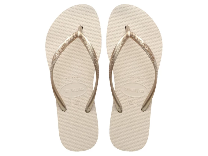  Slim Flatform - Infradito donna Havaianas. Disponibile in diverse taglie: 43, 44 e colori bianco panna. YOUSPORTY.