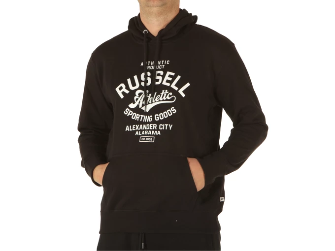  Hoody Sweatshirt With Graphic - Felpe uomo Russell Athletic. Disponibile in diverse taglie: l, m, s, xl e colori nero. YOUSPORT