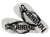  Top Logomania 2 - Infradito unisex Havaianas. Disponibile in diverse taglie: 48, 43, 44, 47 e colori bianco, nero. YOUSPORTY.