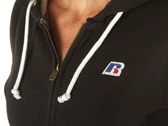  Zip Thr Jacket With Patch Logo - Felpe donna Russell Athletic. Disponibile in diverse taglie: l, m, s, xs e colori grigio, nero