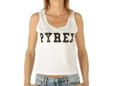  Canotta Donna In Jersey Bianco Stampa Nera - Canotte donna Pyrex. Disponibile in diverse taglie: s, xs e colori bianco, nero. Y
