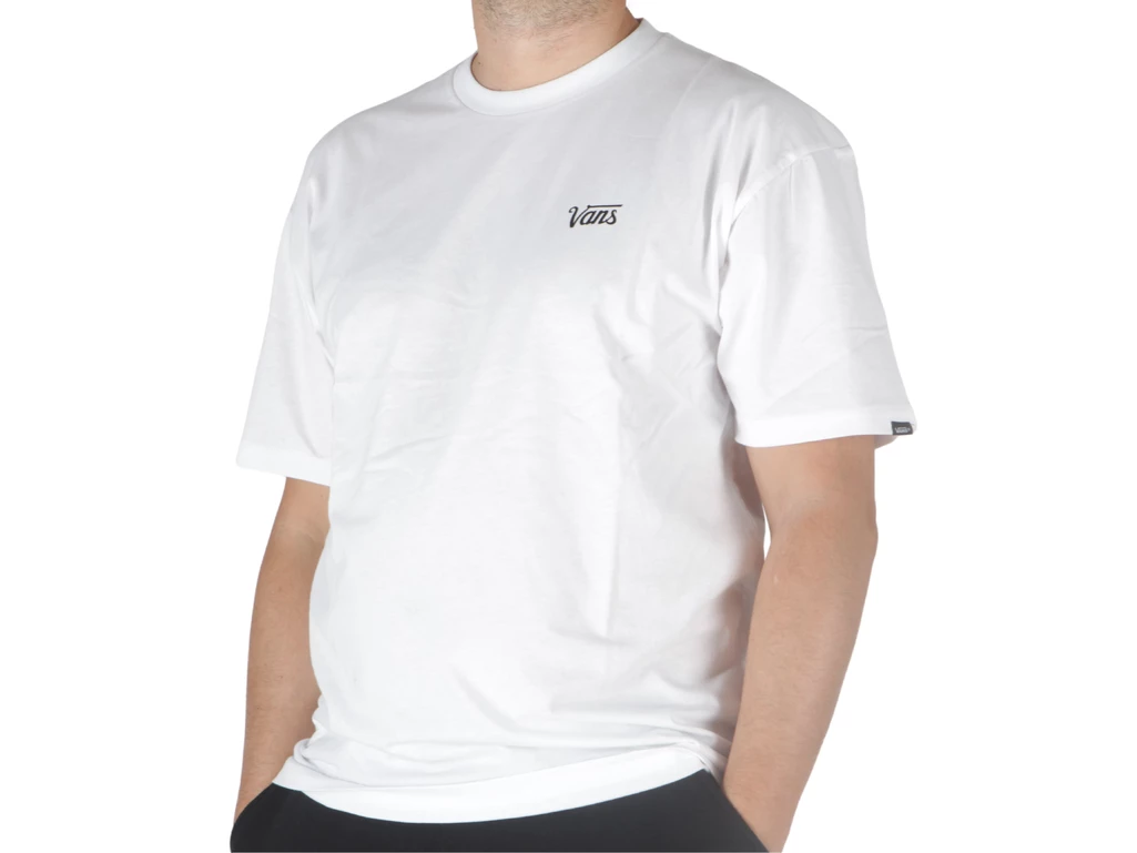  Mini Script Tee-B - T-Shirt uomo Vans. Disponibile in diverse taglie: l, s e colori bianco. YOUSPORTY.
