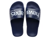  HAV. SLIDE CL.LOGOMANIA - Infradito uomo Havaianas. Disponibile in diverse taglie: 43, 44 e colori blu scuro. YOUSPORTY.