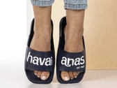  HAV. SLIDE CL.LOGOMANIA - Infradito uomo Havaianas. Disponibile in diverse taglie: 43, 44 e colori blu scuro. YOUSPORTY.