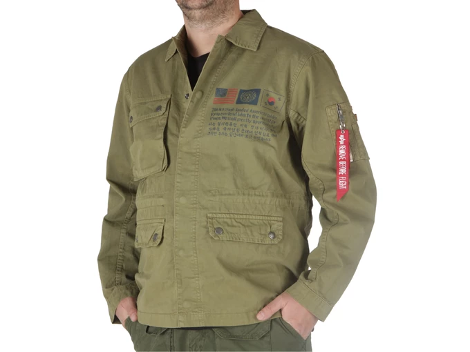 Alpha Industries Field Jacket Lwc- Olive homme 136115-11