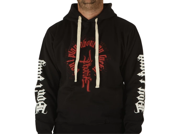  Black Hoodie With Emis Killa Phobia Print - Felpe uomo Phobia Archive. Disponibile in diverse taglie: l, m, s, xl, xs e colori 
