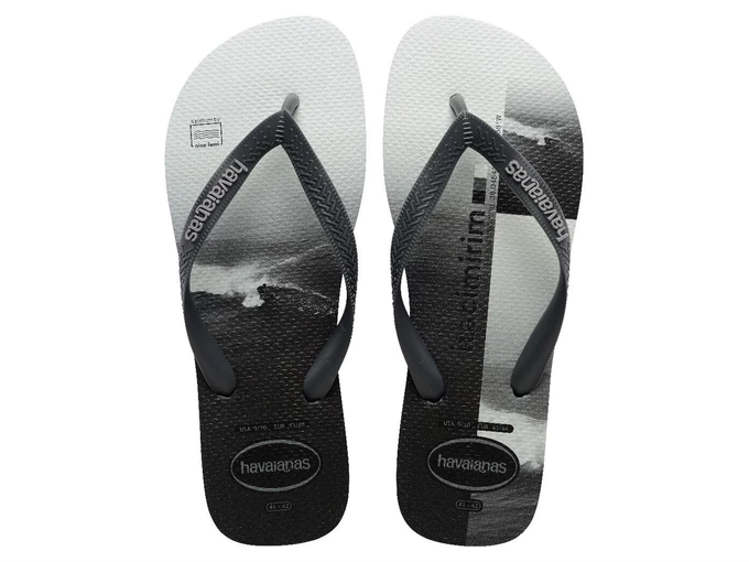  Top Surfer I - Infradito unisex Havaianas. Disponibile in diverse taglie: 46, 43, 44, 45 e colori grigio, nero. YOUSPORTY.