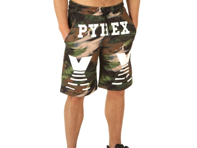  Bermuda In Rete Uomo Mimetic - Bermuda uomo Pyrex. Disponibile in diverse taglie: m, s e colori nero, marrone, verde. YOUSPORTY
