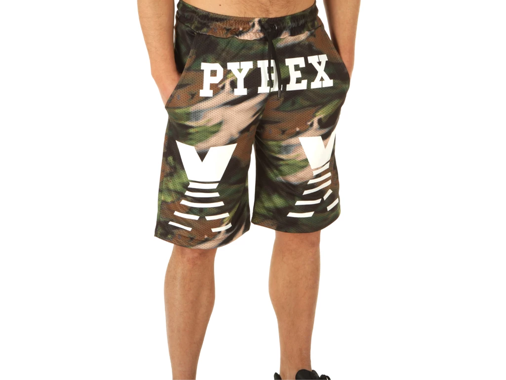  Bermuda In Rete Uomo Mimetic - Bermuda uomo Pyrex. Disponibile in diverse taglie: m, s e colori nero, marrone, verde. YOUSPORTY