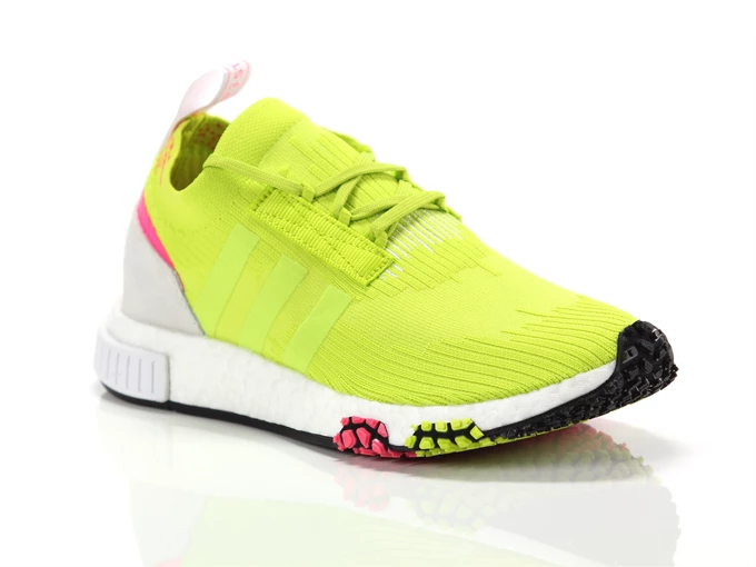  NMD Racer PK W - Sneakers donna Adidas. Disponibile in diverse taglie: 36, 37, 38, 39 e colori bianco, rosa fluo, verde. YOUSPO