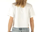  Maglia Corta Donna In Jersey Bianco Glitter Argento - T-Shirt donna Pyrex. Disponibile in diverse taglie: l, m, s e colori bian