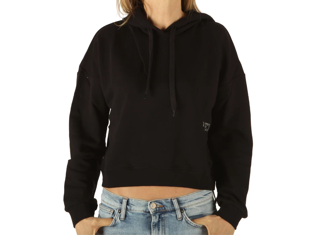 Pyrex Maglia Cappuccio Donna In Felpa Nero femme 22EPB43128 NER