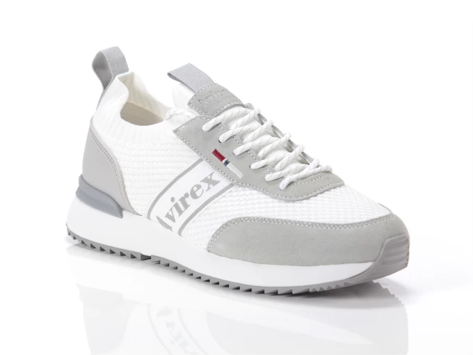  Caddy White - Sneakers uomo Avirex. Disponibile in diverse taglie: 40, 41, 42, 43, 44, 45 e colori grigio, bianco. YOUSPORTY.