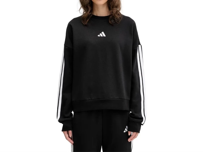  3 STRIPES FLEECE - Felpe donna Adidas. Disponibile in diverse taglie: 48, 50, 40, 41, 42, 36, 37, 38, 49 e colori bianco, nero.
