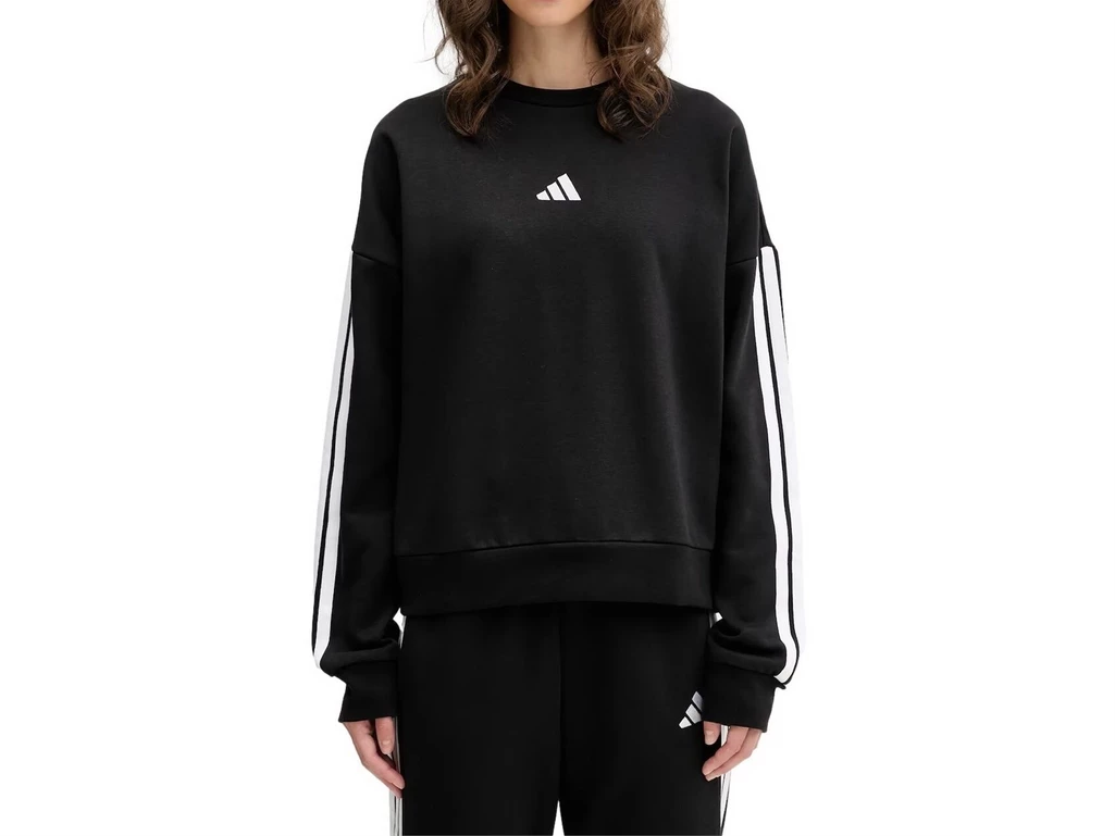  3 STRIPES FLEECE - Felpe donna Adidas. Disponibile in diverse taglie: 48, 50, 40, 41, 42, 36, 37, 38, 49 e colori bianco, nero.
