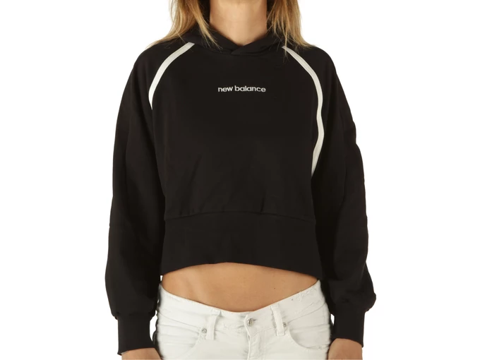 New Balance Athletics Amplified Fleece Hoodie mujer WT21501 BK 