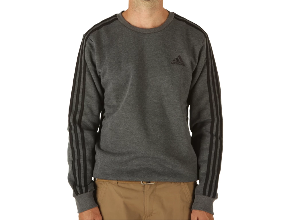  Essential Fleece - Felpe uomo Adidas. Disponibile in diverse taglie: l, s e colori grigio, nero. YOUSPORTY.
