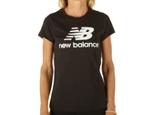  Essential Stacked Logo Tee Black - T-Shirt donna New Balance. Disponibile in diverse taglie: xs e colori bianco, nero. YOUSPORT